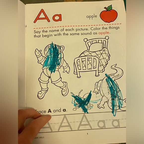 4 kids educational work books, coloring book 📚 ✏️ - Picture 5 of 16